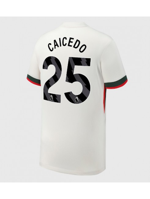 Chelsea Moises Caicedo #25 Replika Borta Kläder 2025-26 Kortärmad Chelsea Moises Caicedo #25 Replika Borta Kläder 2025-26 Kortärmad